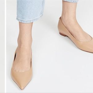 SAM EDELMAN LEATHER POINTED TOE WOMEN"S FLAT SHOE